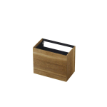 INK P2o Wastafelonderkast - 80x45x65cm - 2 lades - push to open - met rechte opdekfronten - Eiken - Aqua SW207451