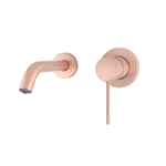 Best Design Exclusive Lyon Decorata mitigeur mural encastré saillie=20cm or rosé mat SW487004