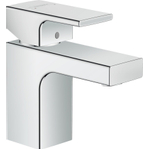 Hansgrohe Vernis Shape 1 greeps wastafelkraan - 70 zinc - zonder afvoer - hoogglans chroom SW651638