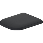 Duravit Happy D.2 WC-zitting - 43x35.9x4.3cm - met softclose - met quickrelease - kunststof - mat antraciet SW297027