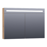 BRAUER Promise Deluxe spiegelkast – 99x70x15 cm – directe LED – 2 deuren, dubbelzijdige spiegeldeuren – Chateau SW371659