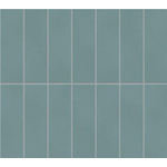 Ceralto Fragmenta Mosaic Mozaiektegel - 33x37cm - 8.5mm - gerectificeerd - Teal SW1174933