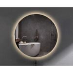 Adema Circle Badkamerspiegel - rond - diameter 80cm - indirecte LED verlichting - spiegelverwarming - infrarood schakelaar SW108328