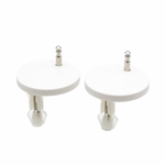 QeramiQ Parte Bevestigingsset - voor toiletzitting QeramiQ Dely (Swirl) - wit SW1102579