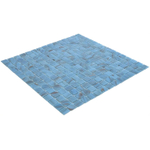 The Mosaic Factory Amsterdam mozaïektegel - 32.2x32.2cm - wand en vloertegel - Vierkant - Glas Light Blue glans SW62141