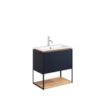 Crosswater Mada Plank & Frame - 60x25x35.5cm - steel - Indigo - indigo blue (blauw) SW928051
