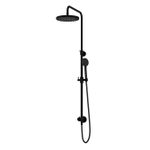 Hotbath Cobber ensemble de douche, douche de tête 30cm et flexible de douche 1,5mtr avec douchette à main noire matte SW440580