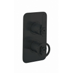 Crosswater Union Robinet de Douche - 2 manettes - (doit être combiné avec WLBP1000R+ ou WLBP1500R+) noir mat Manette SW968251