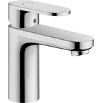 Hansgrohe Vernis Blend 1-gats wastafelkraan - 100 zonder waste - voorsprong 10.8cm - hoogglans chroom SW651354