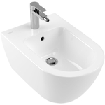 Villeroy & Boch Subway 2.0 wandbidet - 56.5x37.5x28cm - met overloop - White Alpine (glans wit) 0124040