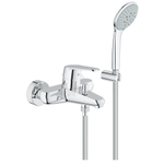 GROHE Eurodisc Cosmopolitan robinet de baignoire avec inverseur et raccords 46mm inclus garniture chrome 0437714