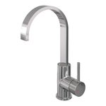 Brauer Chrome Carving Robinet lavabo rehaussé avec bec rotatif plat Modèle A - Levier Carving Chrome SW715451