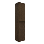 Saniclass Holz Atelier Armoire haute - 180x38x38cm - 2 portes - Chêne charcoal SW1420817