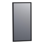 BRAUER Onyx miroir – rectangle – 40 x 80 cm – Noir brossé SW228059