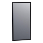 BRAUER Silhouette Spiegel - 40x80cm - zonder verlichting - rechthoek - zwart SW228059