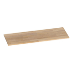 BRAUER Ocean Slim plateau supérieur - 120x46x2cm - chêne abouté gris SW393100