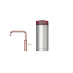 Quooker Fusion Square kokendwaterkraan - draaibare uitloop - Combi+ reservoir - Warm / kokend water - Rosé koper SW968360