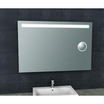 Wiesbaden Tigris miroir rectangulaire avec LED et miroir de rasage 120 x 80 cm SW545346