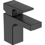 Hansgrohe Vernis Shape 1 greeps wastafelkraan - 70 zinc - zonder afvoer - mat zwart SW651593