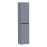 BRAUER Solution Badkamerkast - 160x35x35cm - 2 greeploze links- rechtsdraaiende deur - MDF - mat grijs SW370853