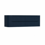 H&R Badmeubelen Juice Wastafelonderkast - 140x45x50cm - afgeronde hoeken - 4 lades - geïntegreerde greep - blue oak SW1498071