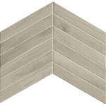Terravito Elmare wand- en vloertegel - 7.5x45cm - 9mm - Rechthoek - Houtlook - Silver Chevron Mat SW536610