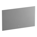 BRAUER Ruby spiegel – rechthoek – 120x70 cm – indirecte LED rondom – Aluminium geborsteld SW721016