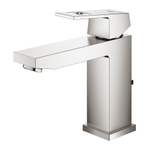 GROHE Eurocube robinet de lavabo économiseur d'eau taille m avec vidage supersteel SW444121
