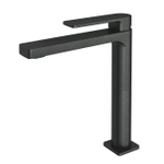 Hotbath Gal Verhoogde wastafelmengkraan - zonder waste - PVD - geborsteld gunmetal (antraciet) SW656107