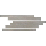 Ceralto Ravello Mini Mozaiektegel - 21x40cm - 10.0mm - gerectificeerd - Gray WTW11180