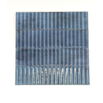 Terravito Sileno Pour carrelage mural - 30x7.5cm - 8mm - rainure - Bleu SW1175398