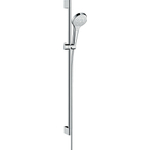 Hansgrohe Croma Select S Multi ensemble barre coulissante avec douchette Croma Select S Multi EcoSmart 90cm avec flexible Isiflex`B 160cm blanc/chrome 0605302
