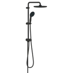 Grohe Vitalio Start QuickFix 250 Flex Regendoucheset - 25cm - hoofddouche - 2 straalsoorten - ronde handdouche - 2 straalsoorten - met omstelkraan - matte black (mat zwart) SW1126462