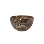 Saniclass Noche Vasque - 21x21x12cm - ronde - pierre naturelle - Dark Emperador SW1442583