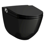Laufen Cleanet Riva WC lavant – aspiration des odeurs & 7 niveaux – noir brillant SW540985