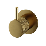 Hotbath Cobber X partie apparente avec partie encastrée pour mitigeur de douche laiton brossé PVD SW544114