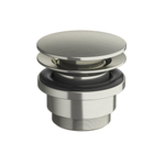 Hotbath Archie Allways open plug - met schroef rond - mat RVS SW230373