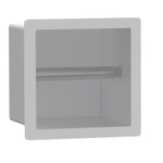 Fortifura Calvi Porte-rouleau de papier toilette - encastré - 17,3x17,3x15,3cm - Blanc mat SW1126062