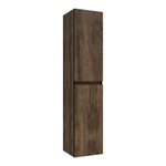 BRAUER Joy Edge badkamerkast - 160x35x35cm - 2 deuren - links- of rechtsdraaiend - greeploos - Grove SW522784