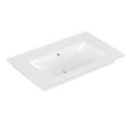 Villeroy & Boch Venticello Meubelwastafel - zonder kraangat - 80x50cm - overloop - ceramic - wit 1025143