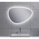 Wiesbaden Uovo spiegel eirond met LED, dimbaar 60 cm SW484781