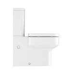 Crosswater Kai abattant de WC avec softclose et bord fin blanc SW487305