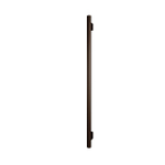 Hotbath &MORE Handdoekradiator - 5x115cm - rond - met geintergreerde schakelaar - verticaal - tuscan bronze (brons) SW1245718