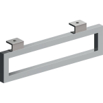 Geberit Preciosa II handdoekhouder - 39.5cm - voor fontein - hoogglans chroom 0087919
