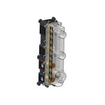 Hotbath Push Button inbouwdeel - 2 stopkraan - tijdelijk - zwart SW229623