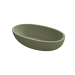 Riho Escala Vasque à poser - 55x32x15cm - solid surface - moss green mat (vert) SW957283