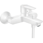 Hansgrohe Talis E badkraan met omstel met koppelingen mat wit SW358790