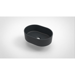 Arcqua Case waskom ovaal 40x28cm mat antraciet SW767304
