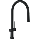 Hansgrohe Talis m54 - 1 greeps keukenmkr - 210 uittrekb uitloop - sbox - mat zwart SW528874