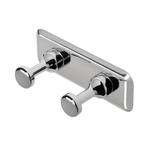 Geesa Hotel Patère double pour serviettes Chrome 0651796